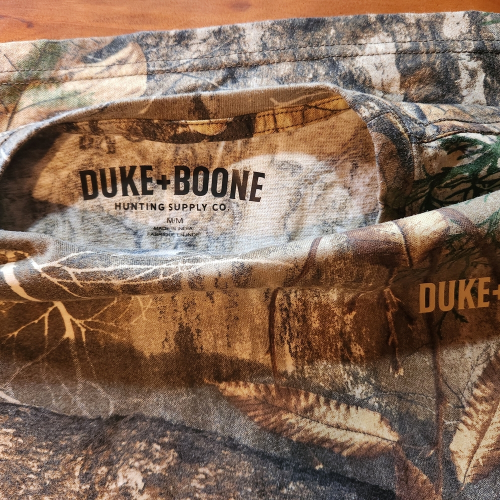 Duke+Boone Camouflage Short Sleeve T-Shirt, Mens, Medium, Realtree Logo - Picture 3 of 4
